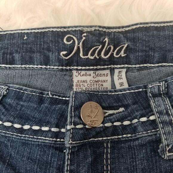 KABA JEANS. 80% COTTON, 12% POLYESTER, 2% SPANDEX. - Picture 2 of 13